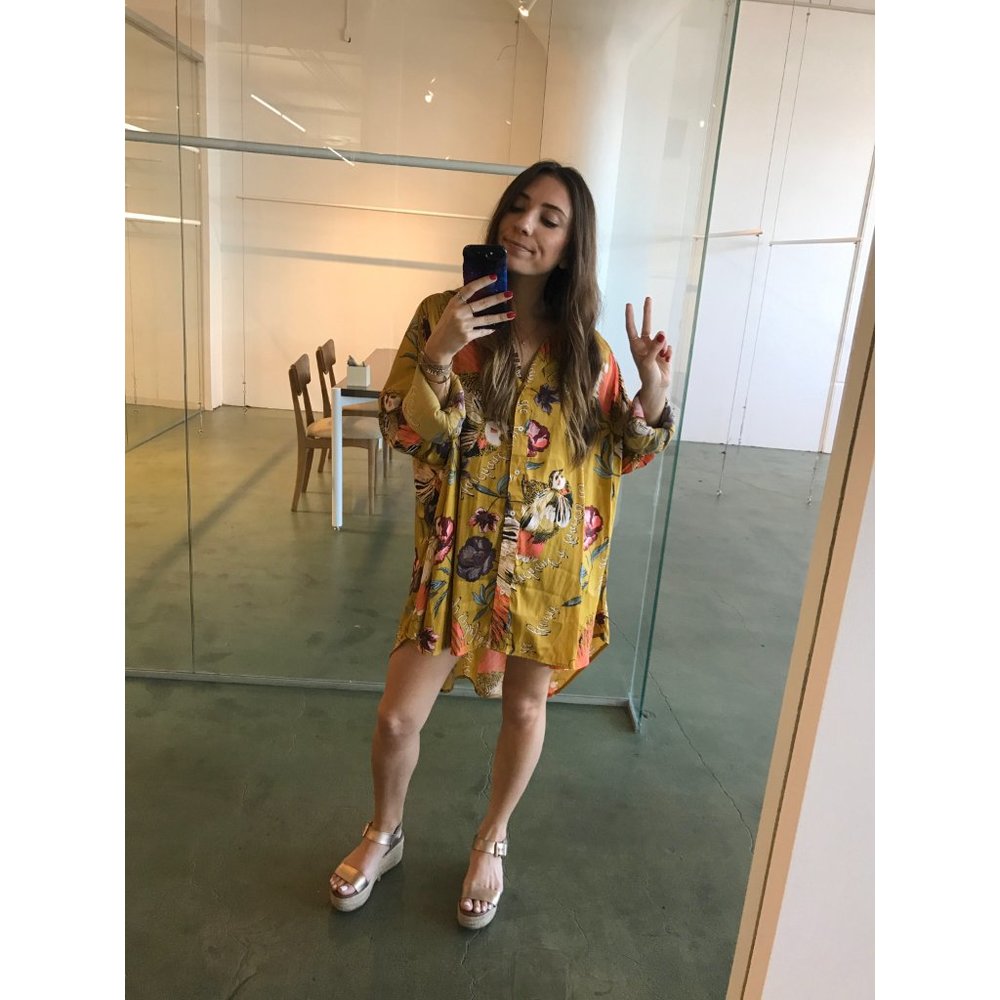 Free People Floral Shirt/Dress